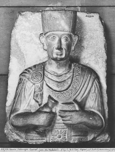 Grabrelief von Zabdale, aus Palmyra, Syrien von Syrian